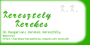 keresztely kerekes business card